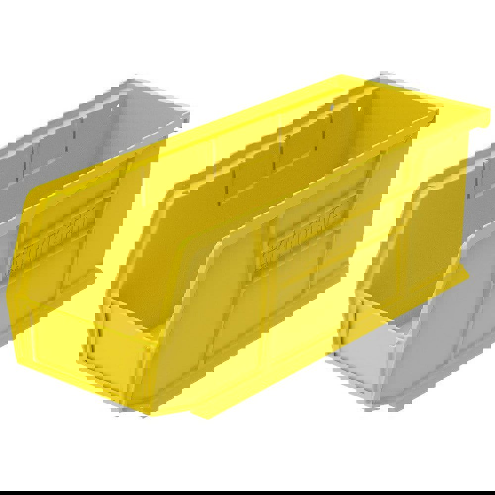 Plastic Hopper Stacking Bin: Yellow